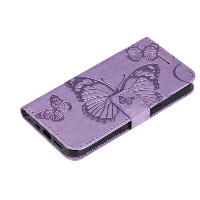 Flip Case Honor 50 / Huawei Nova 9 Hemming Butterflies -toimintotuki