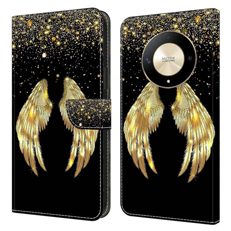 Kotelot Honor X9b / Magic 6 Lite Golden Wings