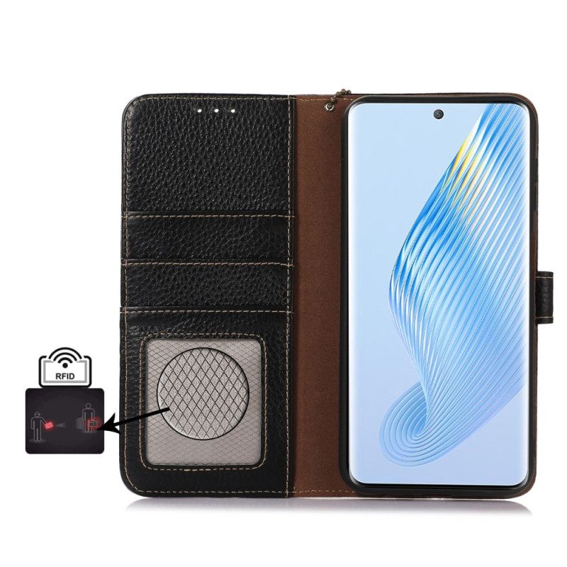 Kotelot Honor X9b / Magic 6 Lite Leather Elegance Rfid