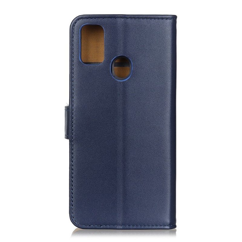 Kotelot Huawei P Smart 2020 Basic Faux Leather - Tummansininen