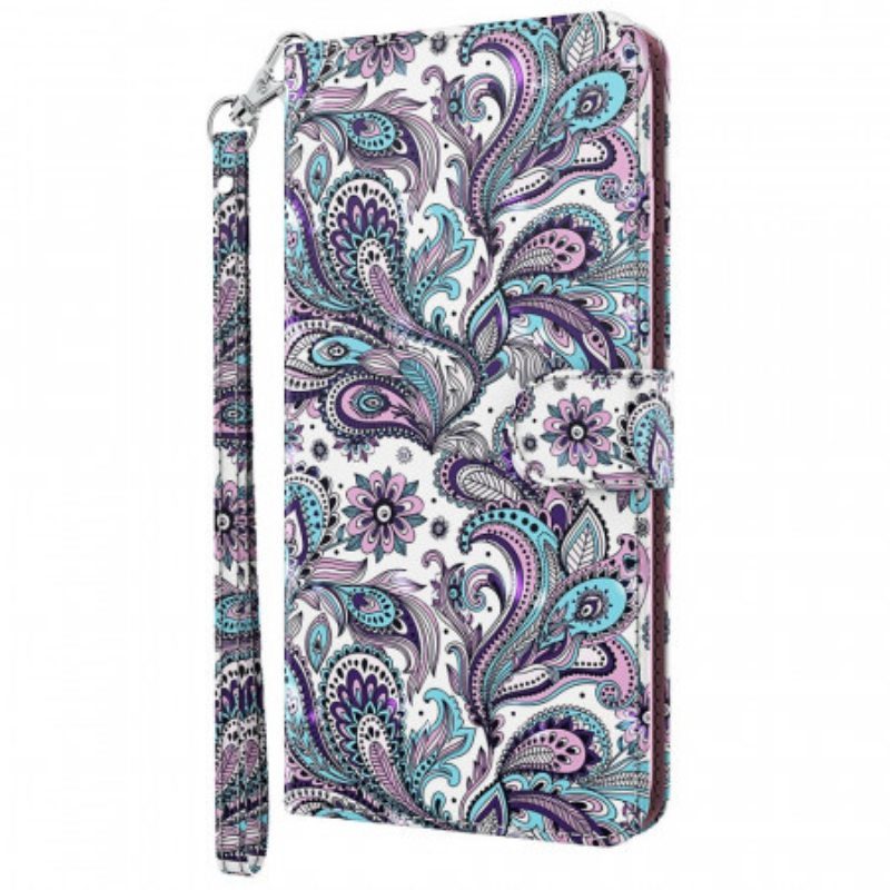 Flip Case Moto E40 / E30 / E20 Paisley