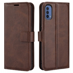 Kotelot Moto E40 / E30 / E20 Ohut Extreme Leather -efekti