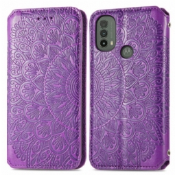 Puhelinkuoret Moto E40 / E30 / E20 Kotelot Flip Mandala