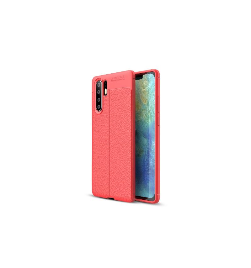 Kuori Huawei P30 Pro Textured Leather Style Gel