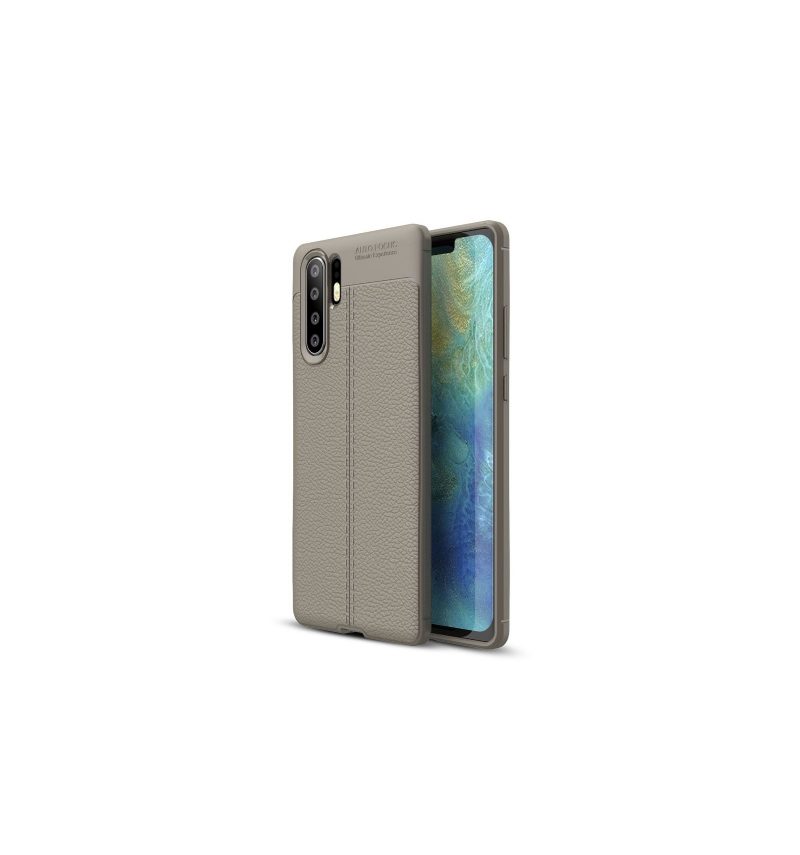 Kuori Huawei P30 Pro Textured Leather Style Gel