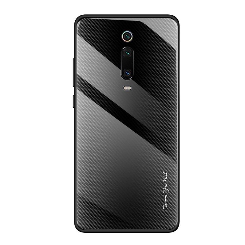 Kuori Xiaomi Mi 9T / Mi 9T Pro Carbon Glass Back