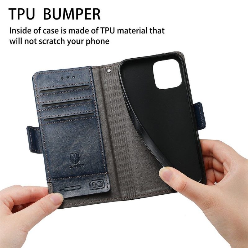 Flip Case Motorola Moto E20 / E30 / E40 Hemming Kotelot Flip Flip Business