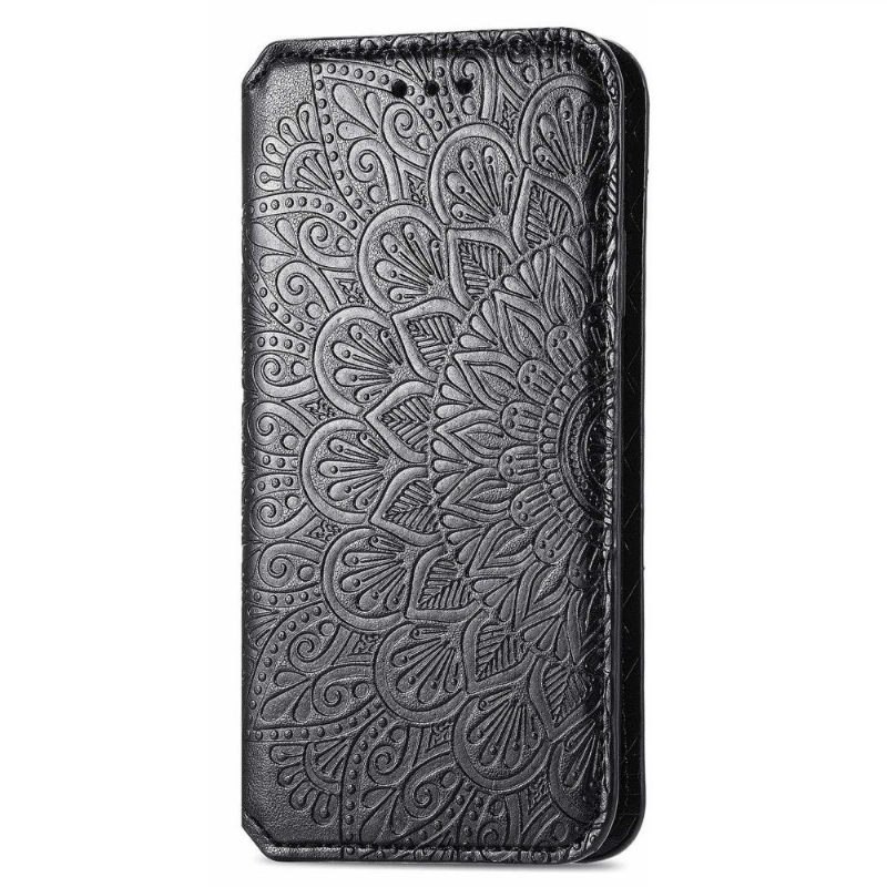 Nahkakotelo Motorola Moto E20 / E30 / E40 Murtumaton Puhelinkuoret Kotelot Flip Flip Chic Mandala