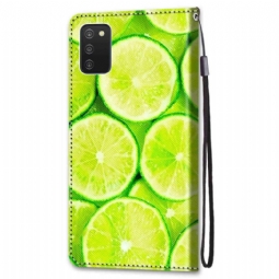 Flip Case Samsung Galaxy A03s Hemming Sitruuna