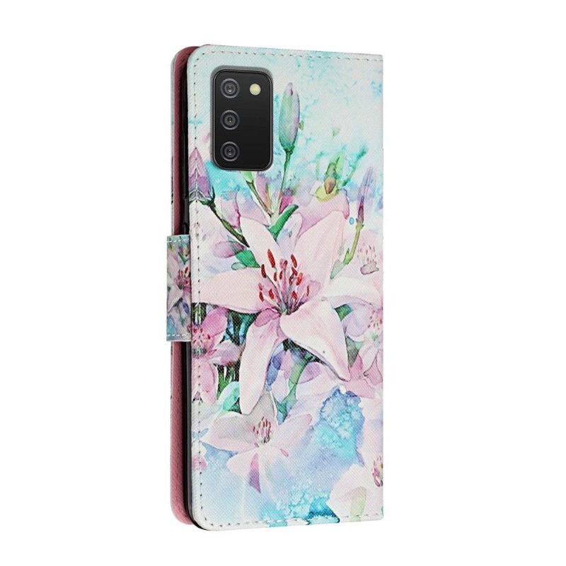 Kotelot Samsung Galaxy A03s Lily Flower