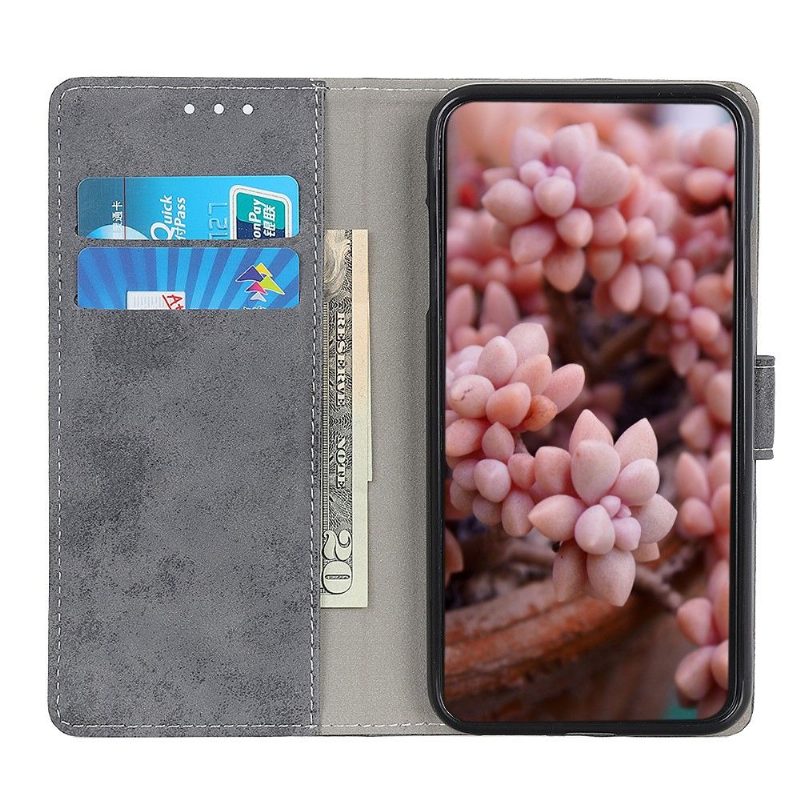 Flip Case Samsung Galaxy A22 4G Hemming Cyrius Faux Leather Vintage