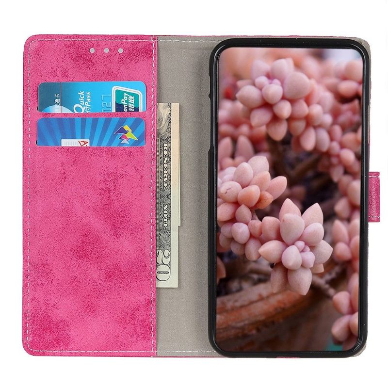 Flip Case Samsung Galaxy A22 4G Hemming Cyrius Faux Leather Vintage