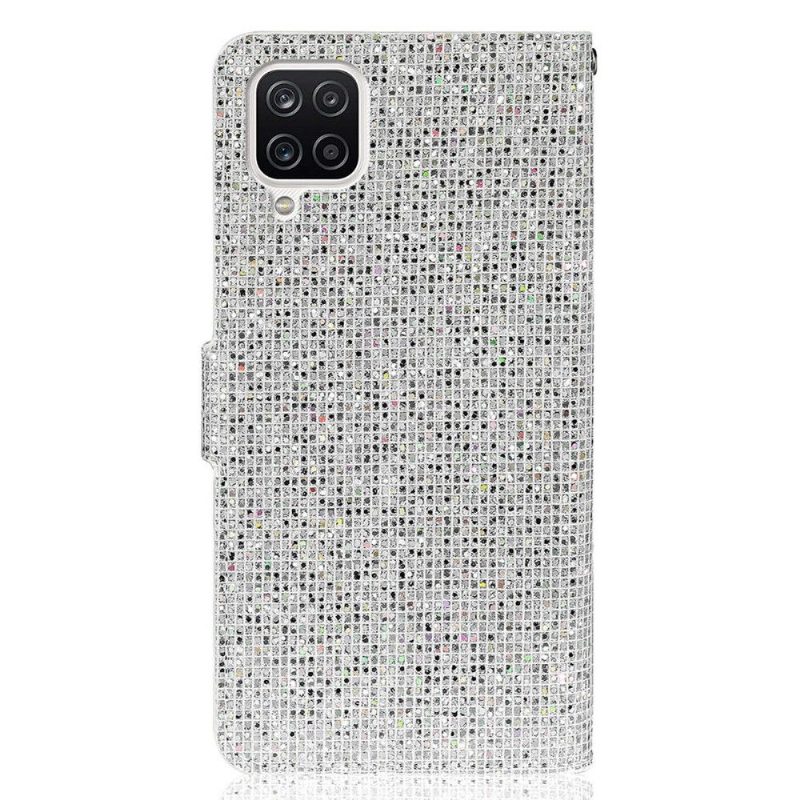 Kotelot Samsung Galaxy A22 4G Glitter-korttikotelo