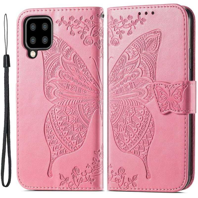 Kotelot Samsung Galaxy A22 4G Suojakuori Butterfly Relief