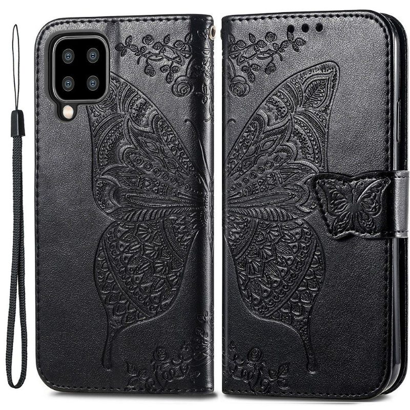 Kotelot Samsung Galaxy A22 4G Suojakuori Butterfly Relief