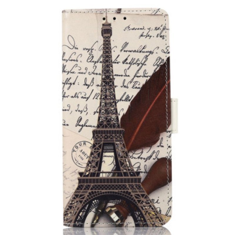 Flip Case OnePlus 10T 5G Runoilijan Eiffel-torni