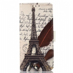 Flip Case OnePlus 10T 5G Runoilijan Eiffel-torni