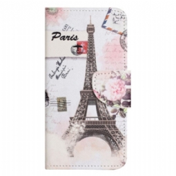 Kotelot OnePlus 10T 5G Vintage Eiffel-torni