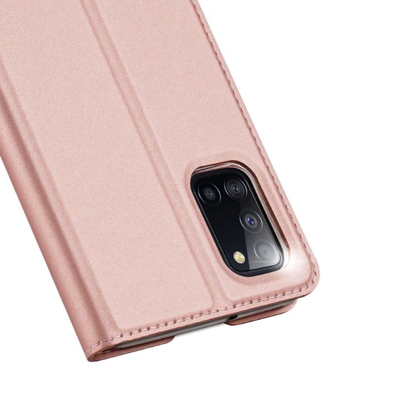 Nahkakuori Samsung Galaxy A31 Murtumaton Puhelinkuoret Kotelot Flip Satiiniefekti