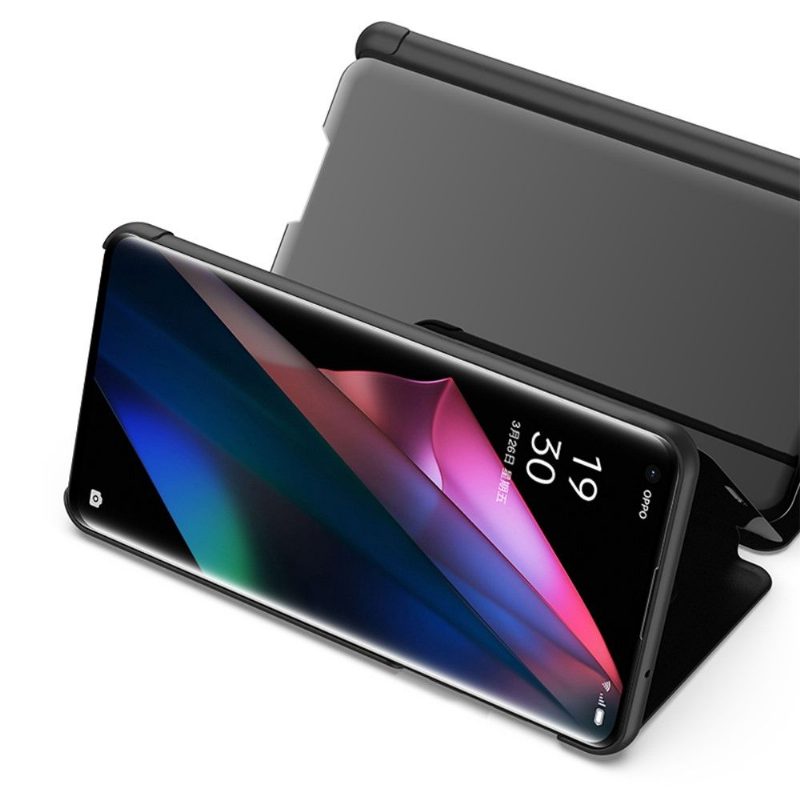 Case Oppo Find X3 Pro Kotelot Flip Peilitehoste