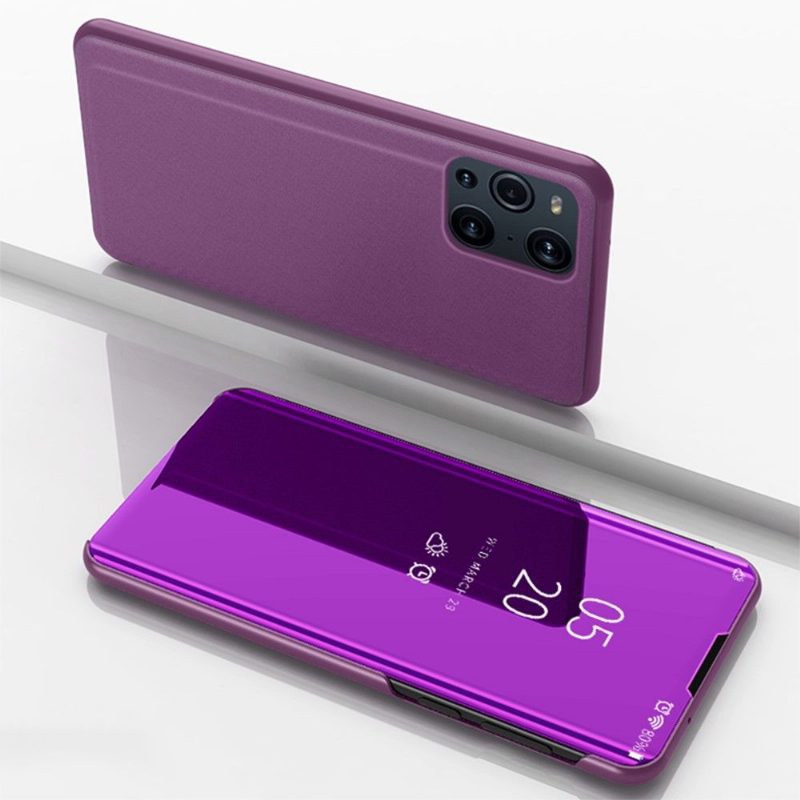 Case Oppo Find X3 Pro Kotelot Flip Peilitehoste