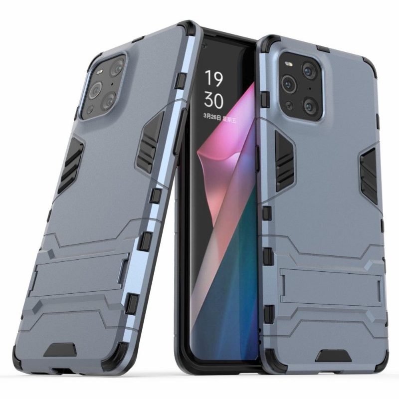 Kuori Oppo Find X3 Pro Hemming Cool Guard Integroidulla Jalustalla