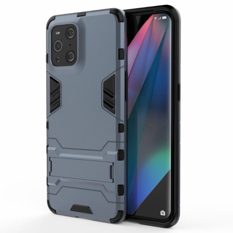 Kuori Oppo Find X3 Pro Hemming Cool Guard Integroidulla Jalustalla