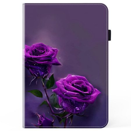 Kotelot iPad Pro 13 (2024) Purppurat Ruusut Suojakuori