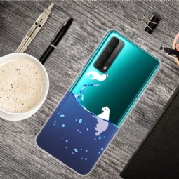 Case Huawei P Smart 2021 Murtumaton Puhelinkuoret Hylje Ja Jääkarhu