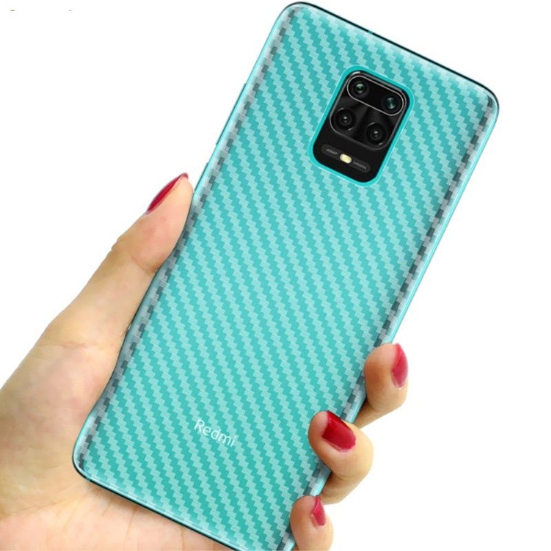 Carbon Takakalvot Xiaomi Redmi Note 9 Prolle (2 Kpl)