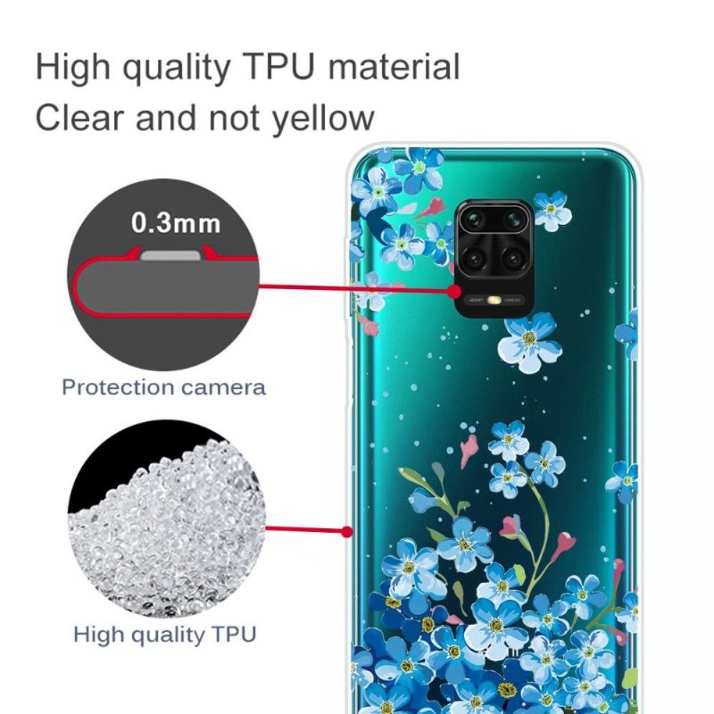 Case Xiaomi Redmi Note 9S / Redmi Note 9 Pro Murtumaton Puhelinkuoret Limonium Flower