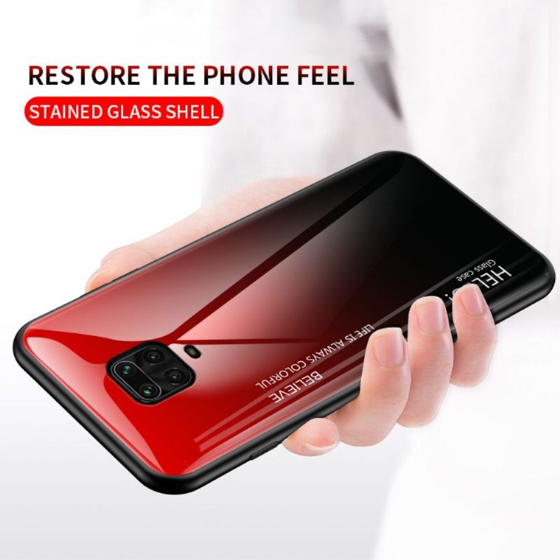 Case Xiaomi Redmi Note 9S / Redmi Note 9 Pro Murtumaton Puhelinkuoret Värigradienttilasitausta