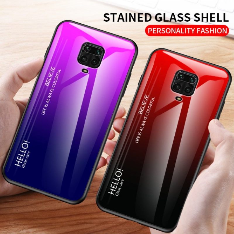 Case Xiaomi Redmi Note 9S / Redmi Note 9 Pro Murtumaton Puhelinkuoret Värigradienttilasitausta