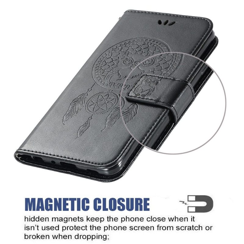 Kotelot Xiaomi Redmi Note 9S / Redmi Note 9 Pro Suojakuori Dreamcatcher Pöllö