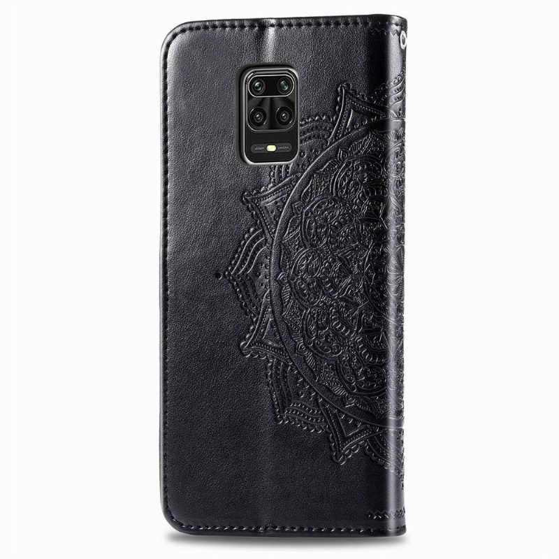 Nahkakotelo Xiaomi Redmi Note 9S / Redmi Note 9 Pro Murtumaton Puhelinkuoret Mandala-korttikotelo