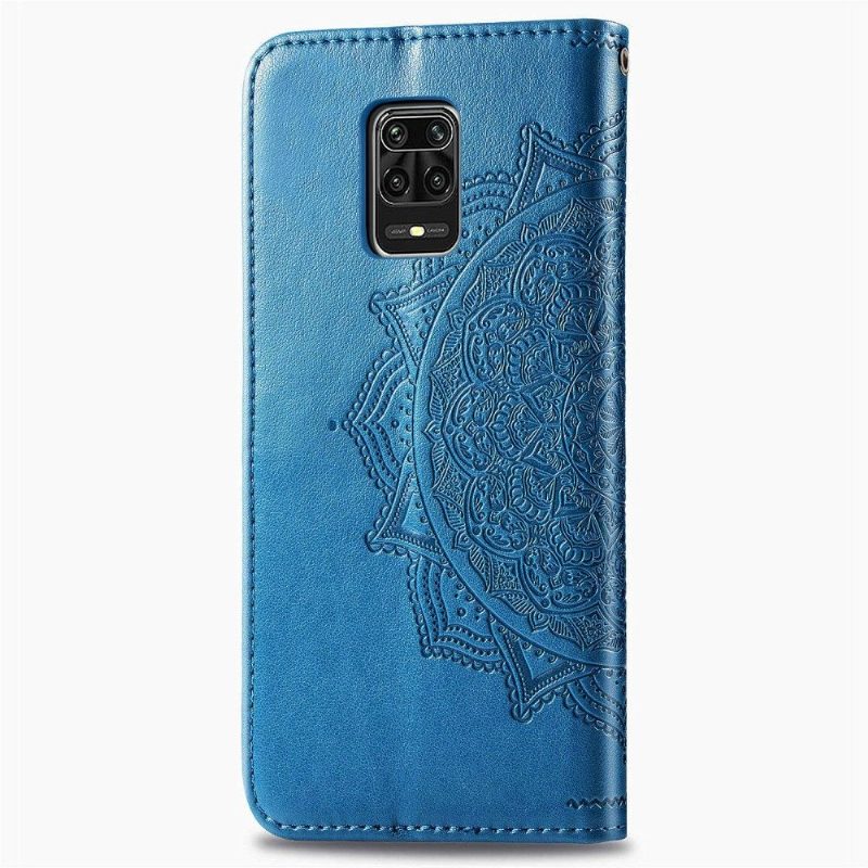 Nahkakotelo Xiaomi Redmi Note 9S / Redmi Note 9 Pro Murtumaton Puhelinkuoret Mandala-korttikotelo