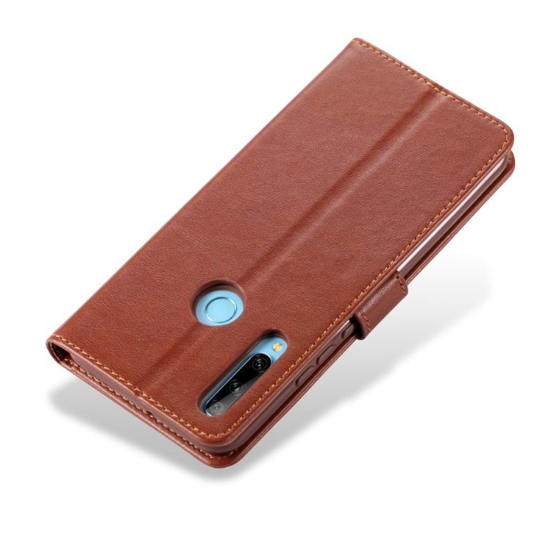 Flip Case Huawei Y6p Hemming Azns Retro-nahkaefekti