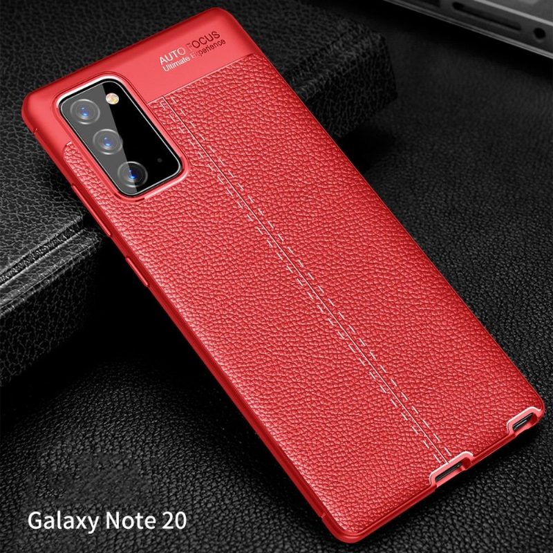 Case Samsung Galaxy Note 20 Murtumaton Puhelinkuoret Joustava Rakeinen Viimeistely