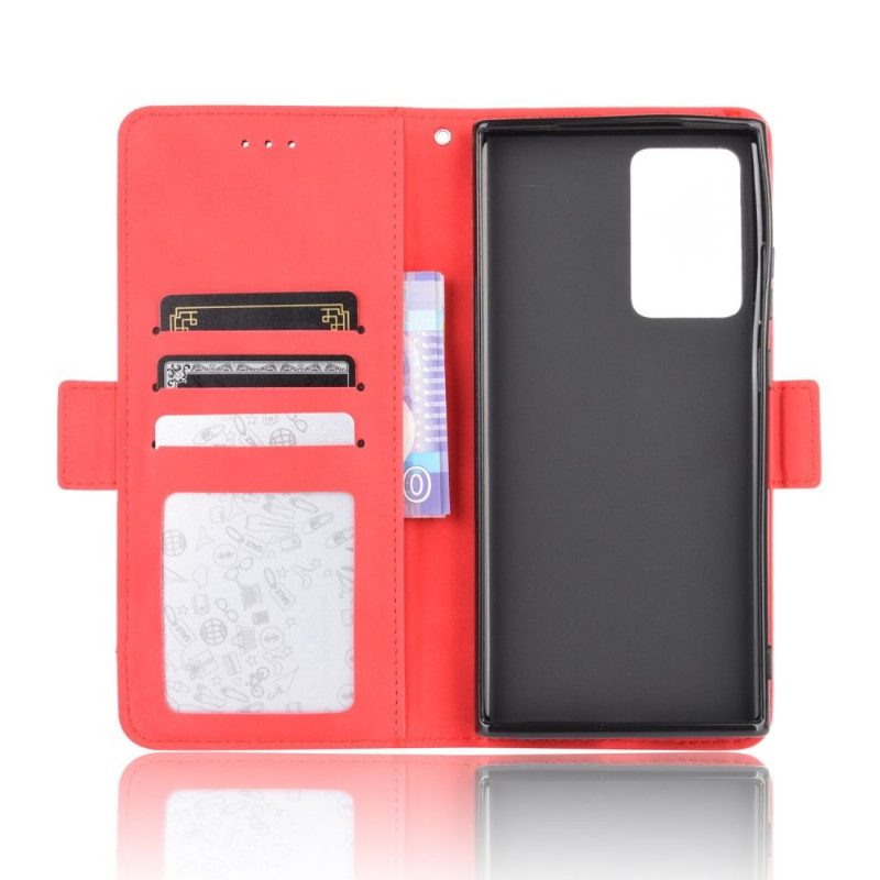 Flip Case Samsung Galaxy Note 20 Hemming Premium Korttikotelolla