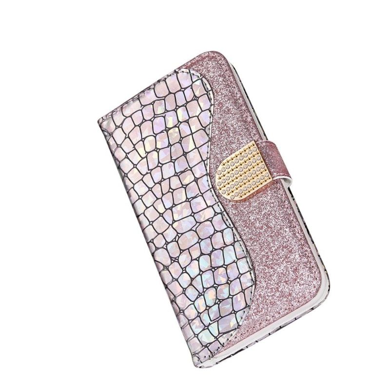 Kuoret Samsung Galaxy Note 20 Suojakuori Glamour Croc -efekti