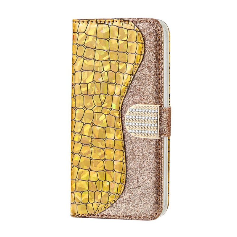 Kuoret Samsung Galaxy Note 20 Suojakuori Glamour Croc -efekti