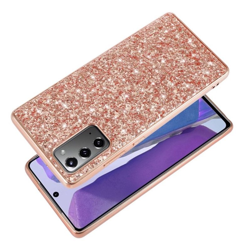 Kuori Samsung Galaxy Note 20 Hemming Glitter Glamour