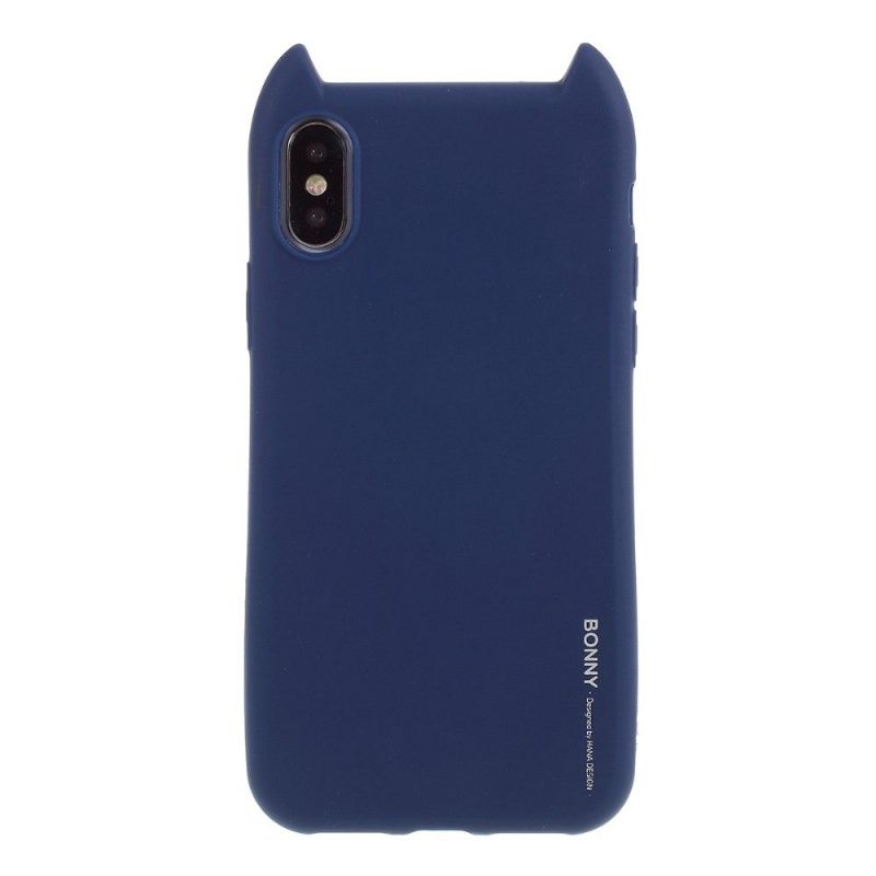 Kuori iPhone X / XS Silicone Bonny -sarja