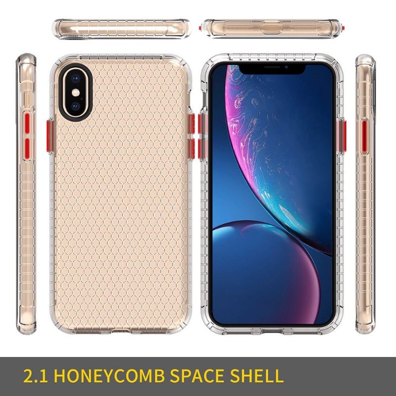 Kuori iPhone X / XS Silicone Honeycomb