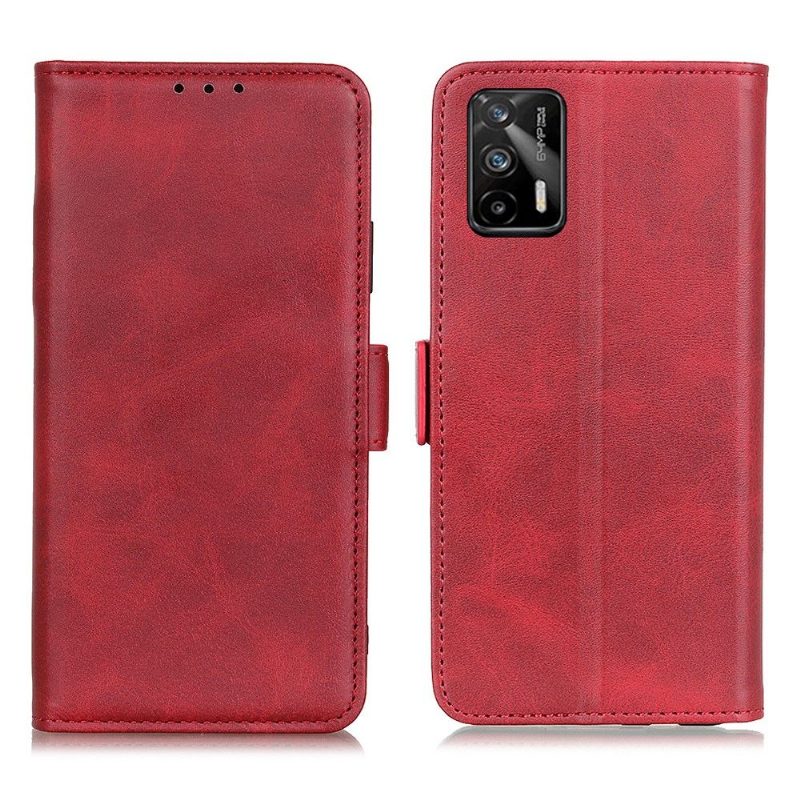 Nahkakuori Realme GT 5G Hemming Lompakkokuori Matte Leather Effect -pinnoite