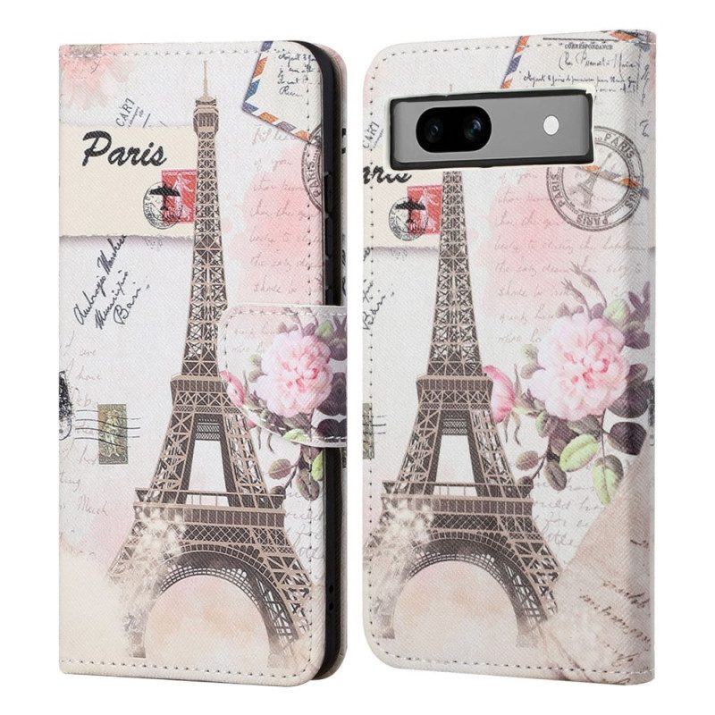 Kotelot Google Pixel 8a Vanha Eiffel-torni