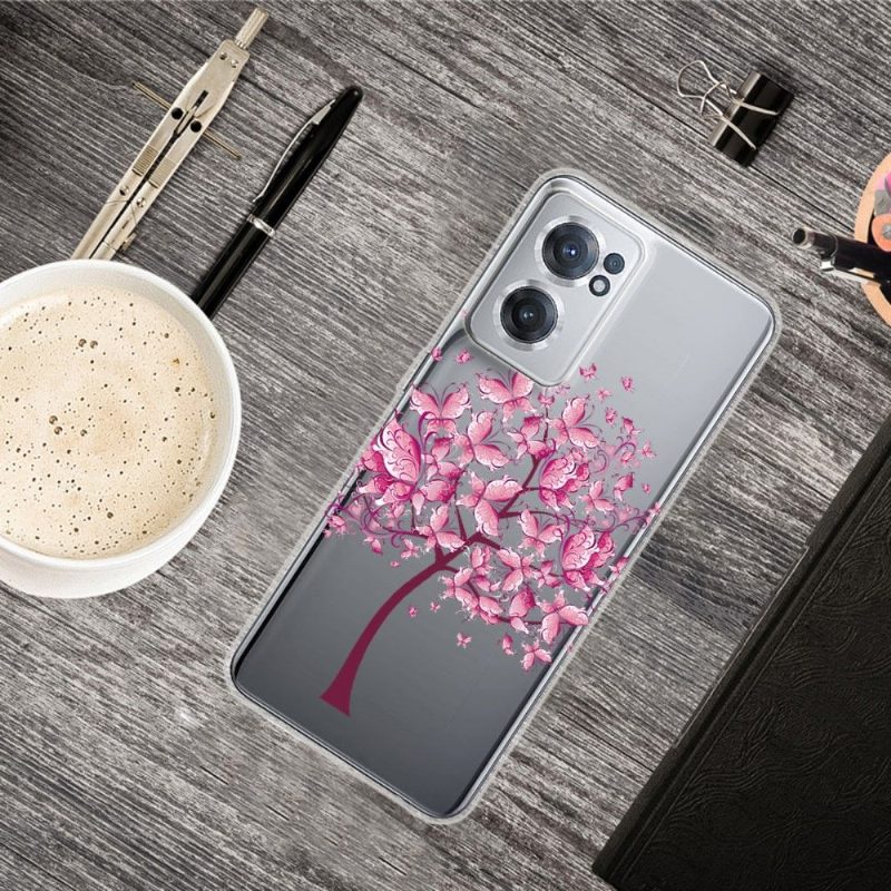 Case OnePlus Nord CE 2 5G Murtumaton Puhelinkuoret Butterfly Tree