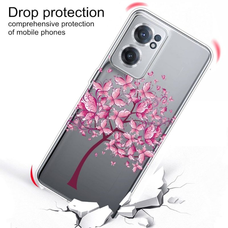 Case OnePlus Nord CE 2 5G Murtumaton Puhelinkuoret Butterfly Tree