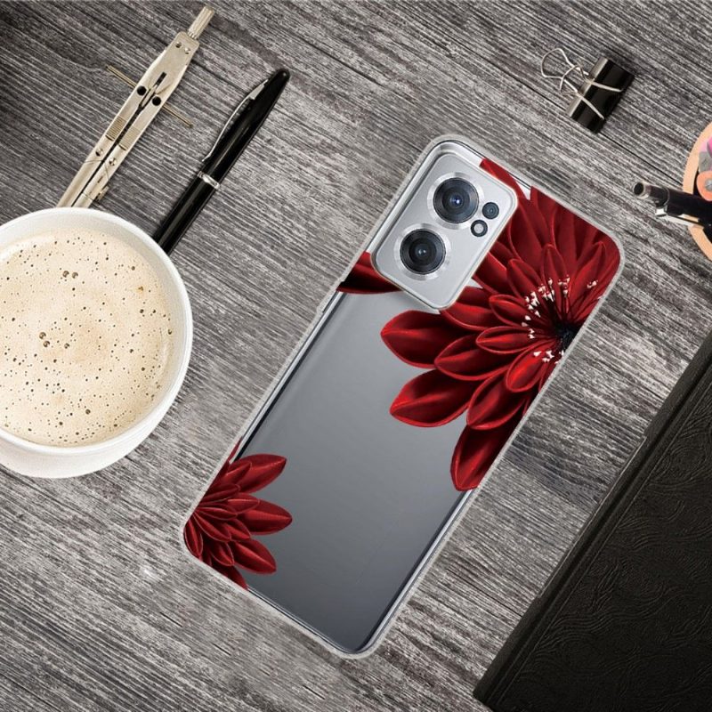 Case OnePlus Nord CE 2 5G Murtumaton Puhelinkuoret Punaiset Terälehdet