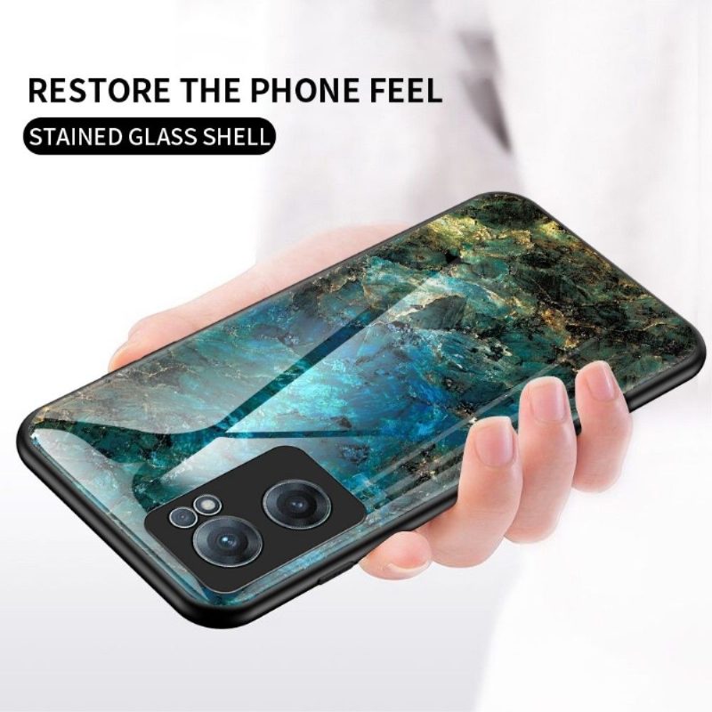 Kuori OnePlus Nord CE 2 5G Alkuperäinen Ocean Marble Glass Back